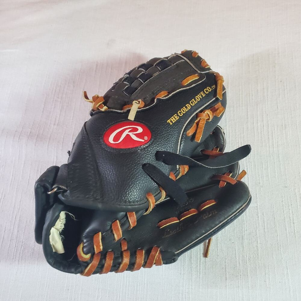 Rawlings Youth 10" Black Baseball Glove JD10B Right Hand Throw - Used